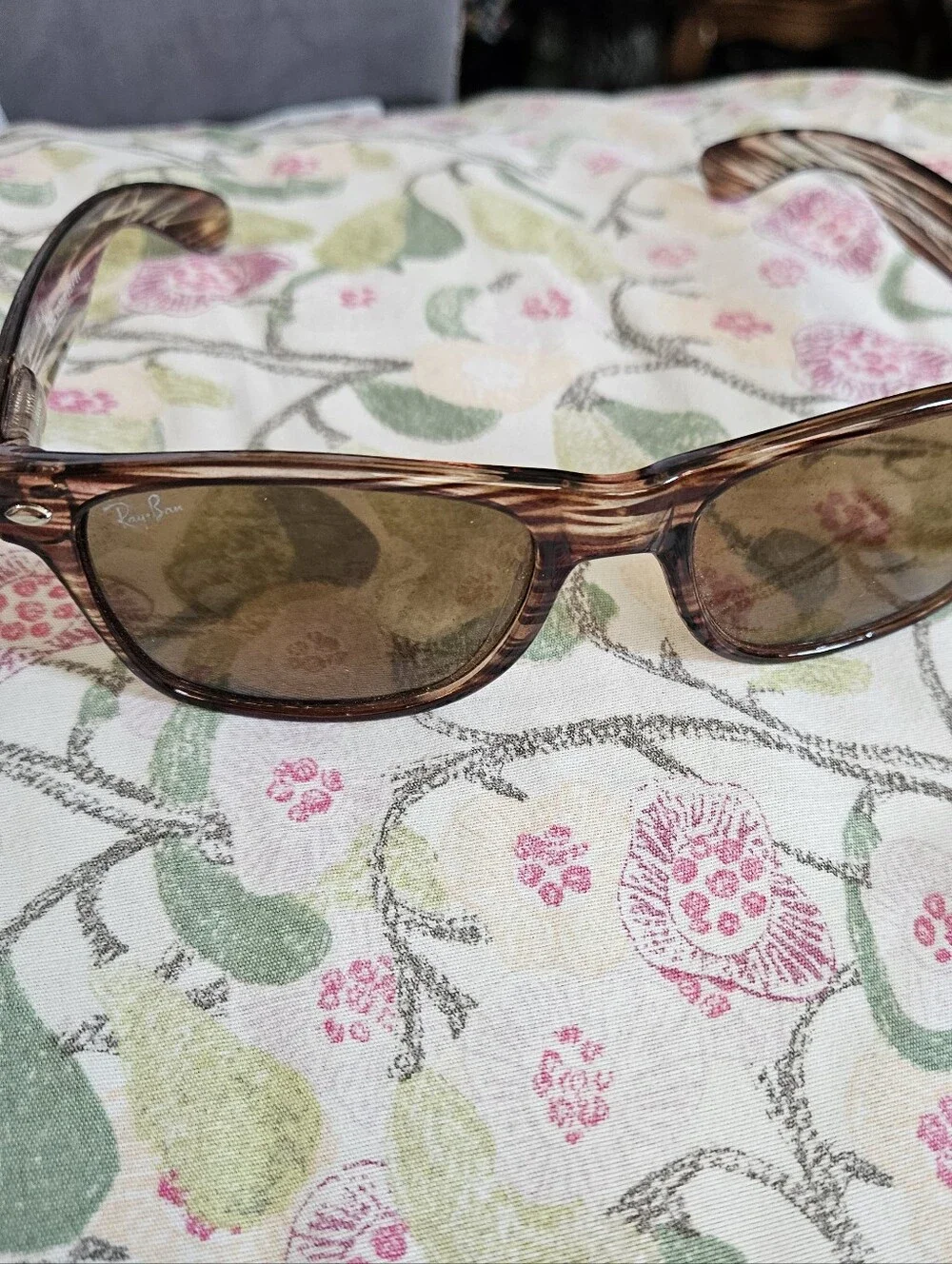 Ray-Ban Brown Tortoise Rectangular Sunglasses